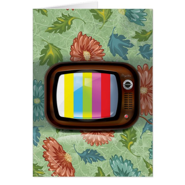 Old Vintage CRT Television (Front)