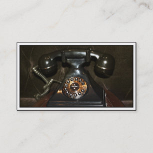 Old Vintage Dial-up Phone Business Card