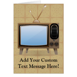 Old Vintage Floor Television