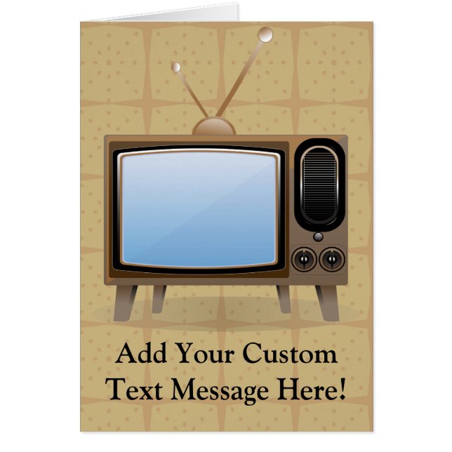 Old Vintage Floor Television (Front)