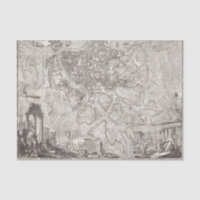 Old Vintage Map of Rome Great City