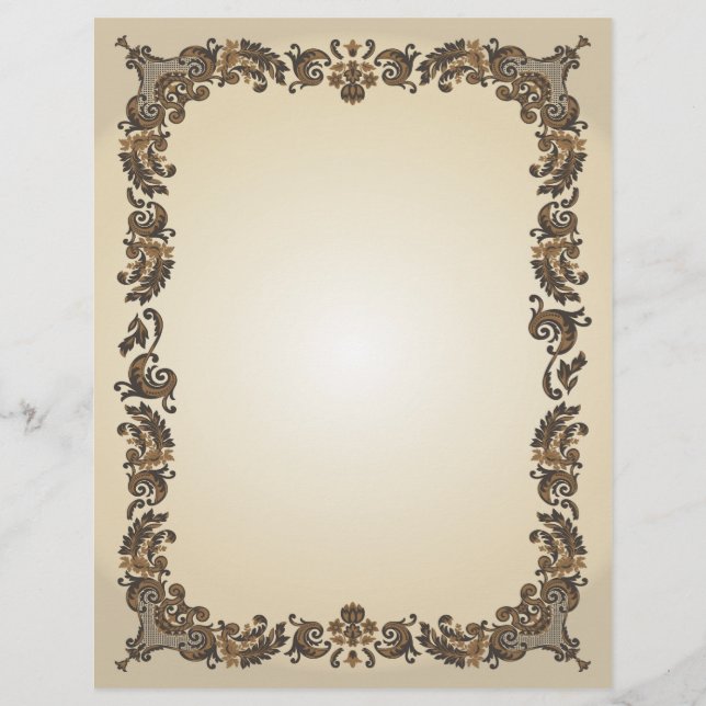 Old Vintage Parchment Look Paper (Front)