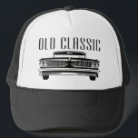 Old Vintage Retro Classic Car Fan Trucker Hat Cap<br><div class="desc">For the person that loves old cars... and may be a little on the "classic" stage of life! Make an old(er) fogie laugh with this classic car themed hat. Great for a birthday,  or any occasion. Fun gift idea!</div>
