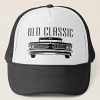 Old Vintage Retro Classic Car Fan Trucker Hat Cap