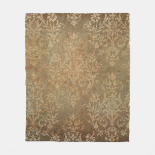 Old vintage wallpaper. grunge backgroundwallpaper, fleece blanket