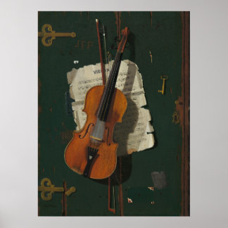 Old Violin - John Frederick Peto Fine Art Poster