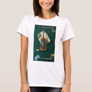 Old Violin Still Life by William Michael Harnett T-Shirt