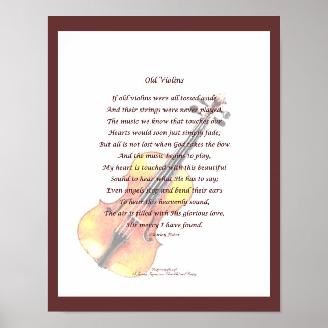 Old Violins Poster (Front)