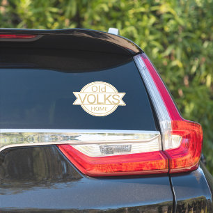 Old VOLKS Home  Sticker