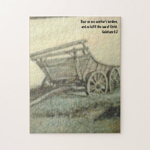 Old Wagon Jigsaw Puzzle