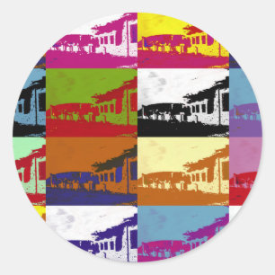 OLD WALES CLASSIC ROUND STICKER