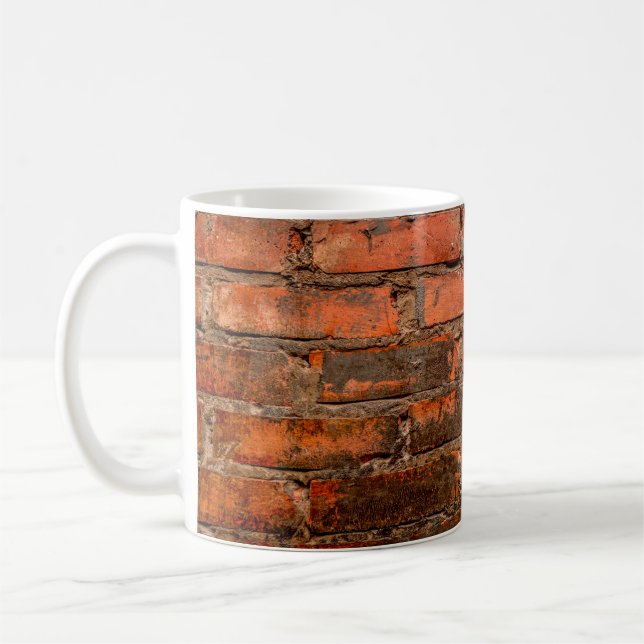 Old wall of stone bricksabstract, aged, ancient, a coffee mug (Left)