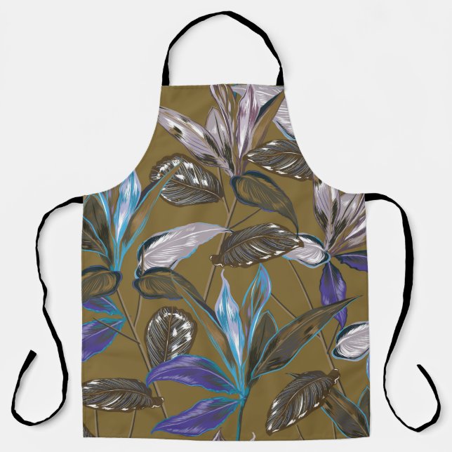 Old wall texture with cracks,  retro background,   apron (Front)