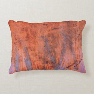 Old weathered rusty textureabstract, aged, aging,  decorative cushion
