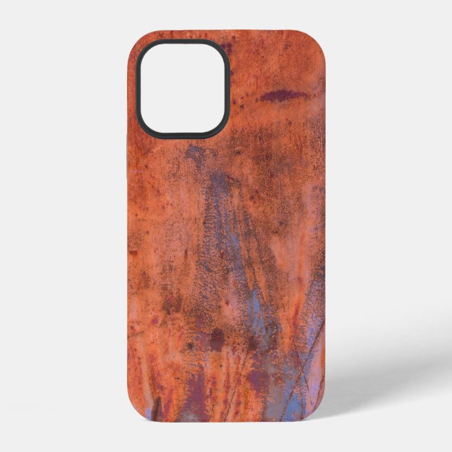 Old weathered rusty textureabstract, aged, aging,  iPhone case (Back)