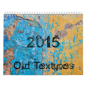 Old weathered surface calendar