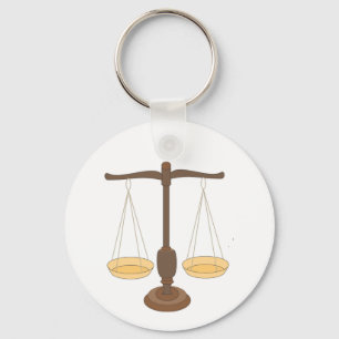 Old Weighing Scale or Balance Beam Key Ring