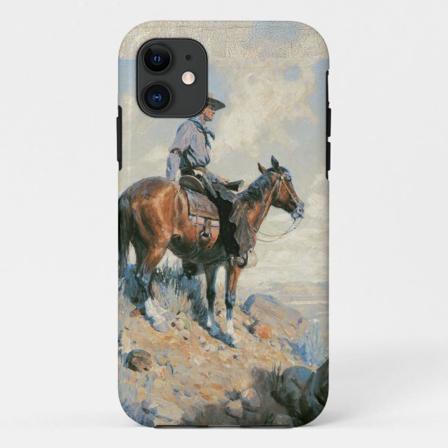 Old West Cowboy Scout iPhone 5 Cover (Back)