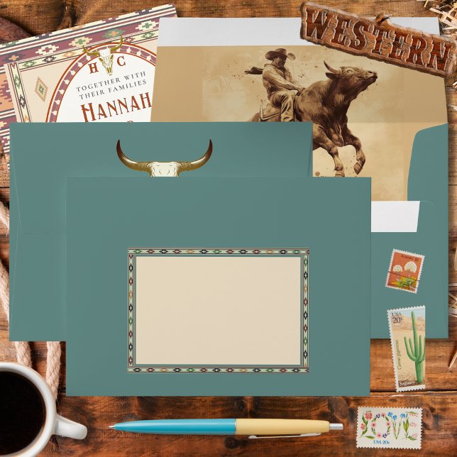Old West Frontier Wedding Envelope (Creator Uploaded)