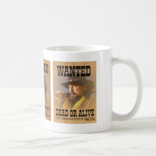 Old West Wanted Posters Coffee Mug