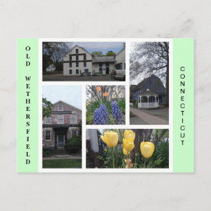 Old Wethersfield Connecticut Postcard