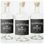 Old Whiskey Label Personalised Vintage Liquor Bar<br><div class="desc">Old Whiskey Label Personalised Vintage Liquor Bar design...   Customise with your Name or Custom Text!</div>