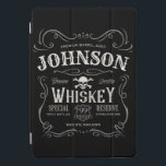 Old Whiskey Label Personalised Vintage Liquor Bar  iPad Pro Cover<br><div class="desc">Old Whiskey Label Personalised Vintage Liquor Bar design...   Customise with your Name or Custom Text!</div>