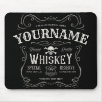 Old Whiskey Label Personalised Vintage Liquor Bar