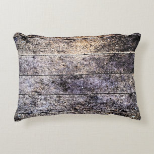 Old white wooden texture background. Colour stain Decorative Cushion