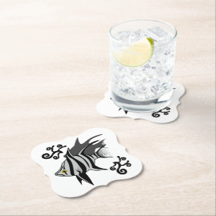 Old Wife Giving You the Eye Paper Coaster