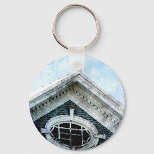 Old Window and a Pigeon Key Ring