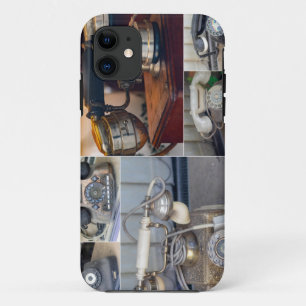 Old wired telephones as beautiful retro style! iPhone 11 case