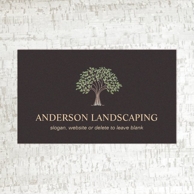 Old Wise Tree Logo Business Card 2 (Creator Uploaded)