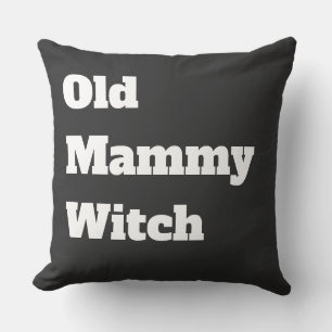 Old Witch Throw Pillow