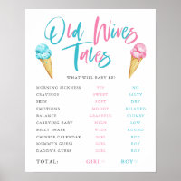 Old Wives Tales Ice Cream Party Sign