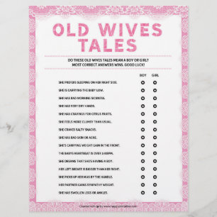 Old Wives Tales [Luxury Lace [Pink]] Custom Letterhead