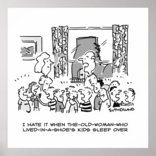 Old Woman Who Lived in a Shoe's Kids Sleepover Poster
