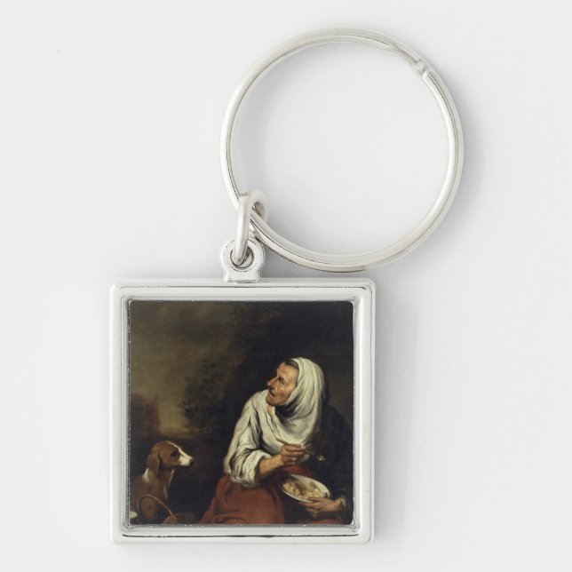 Old Woman with Dog Key Ring (Front)