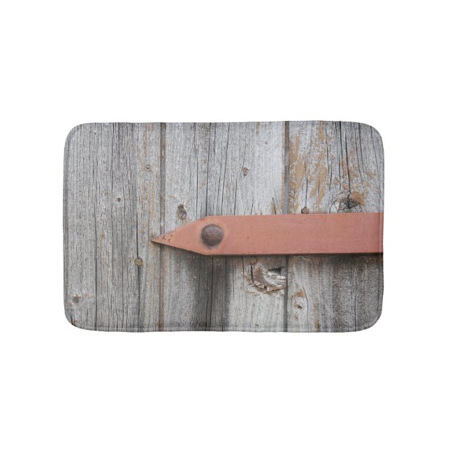 old wood bath mat (Front)