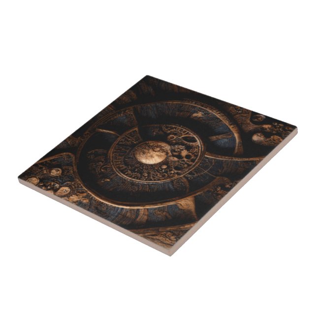 Old Wood Knowledge :: Ceramic Tile (Side)