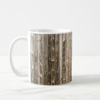 Old wood panel interior texturehome decor, backgro coffee mug