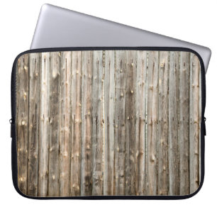 Old wood panel interior texturehome decor, backgro laptop sleeve