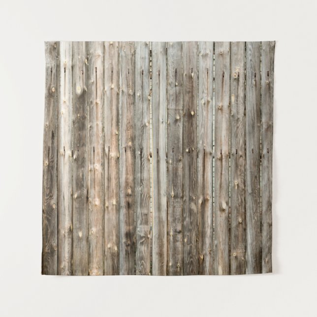 Old wood panel interior texturehome decor, backgro tapestry (Front)