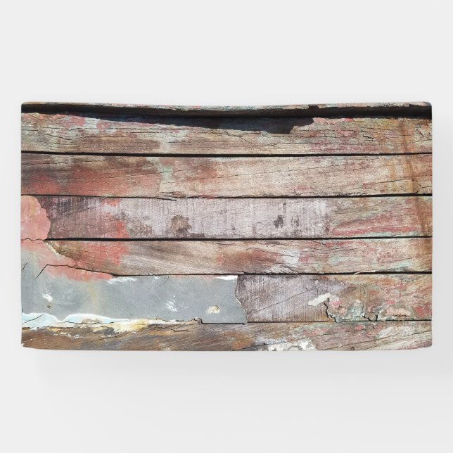 Old wood rustic boat wooden plank banner (Horizontal)