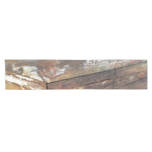 Old wood rustic boat wooden plank short table runner
