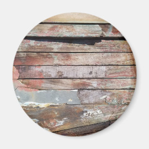 Old wood rustic boat wooden planks magnet
