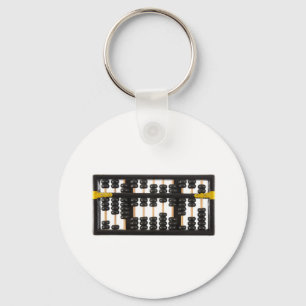 Old wooden abacus key ring