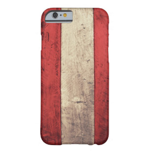 Old Wooden Austria Flag Barely There iPhone 6 Case