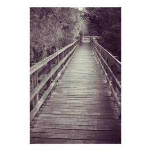 Old Wooden Boardwalk Photo Print