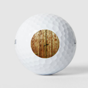Old Wooden Doors Golf Balls